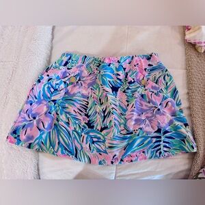 Lilly Pulitzer Pink and Green Skort